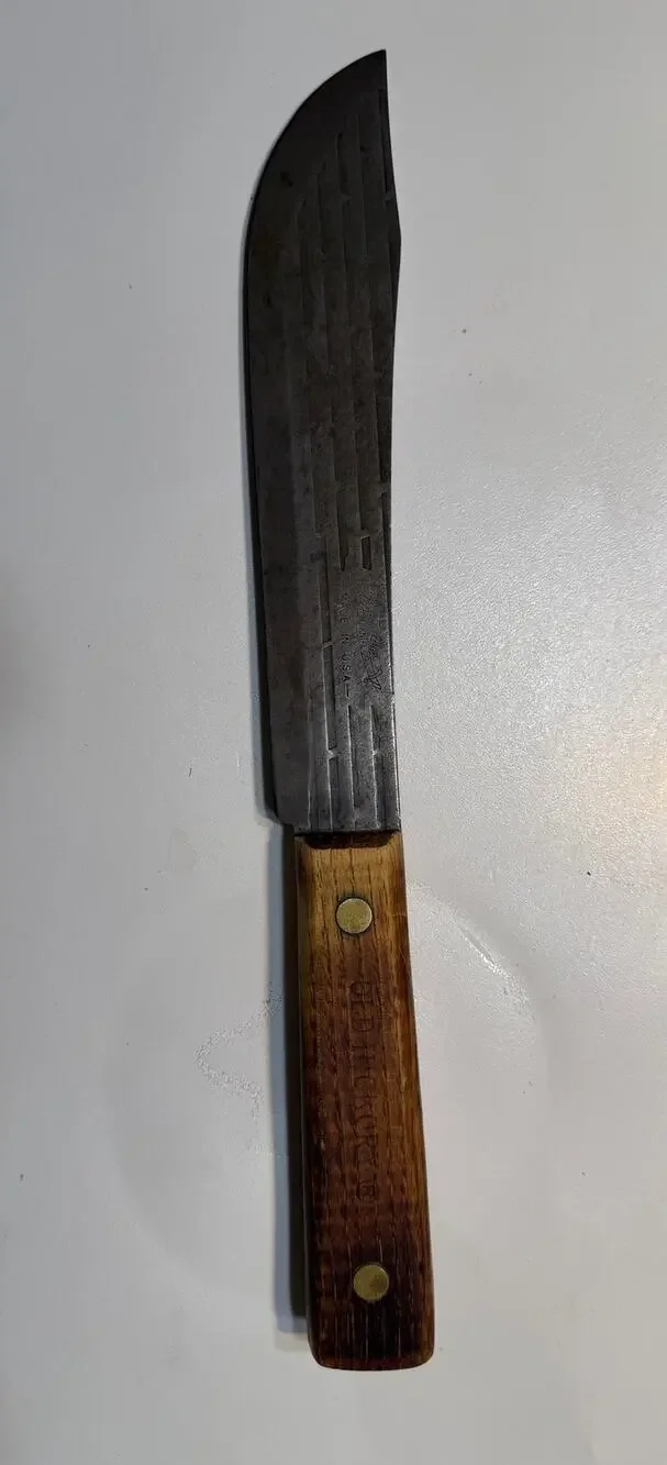 Old Hickory Ontario Knife Co. Tru Edge Cutlery USA Brass Rivets Full Tang